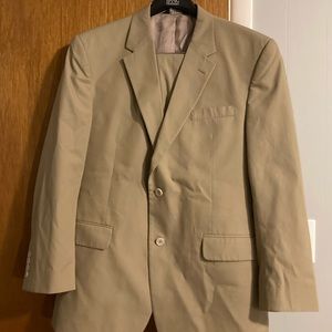 Jos A. Bank poplin suit 43R with 37R pants